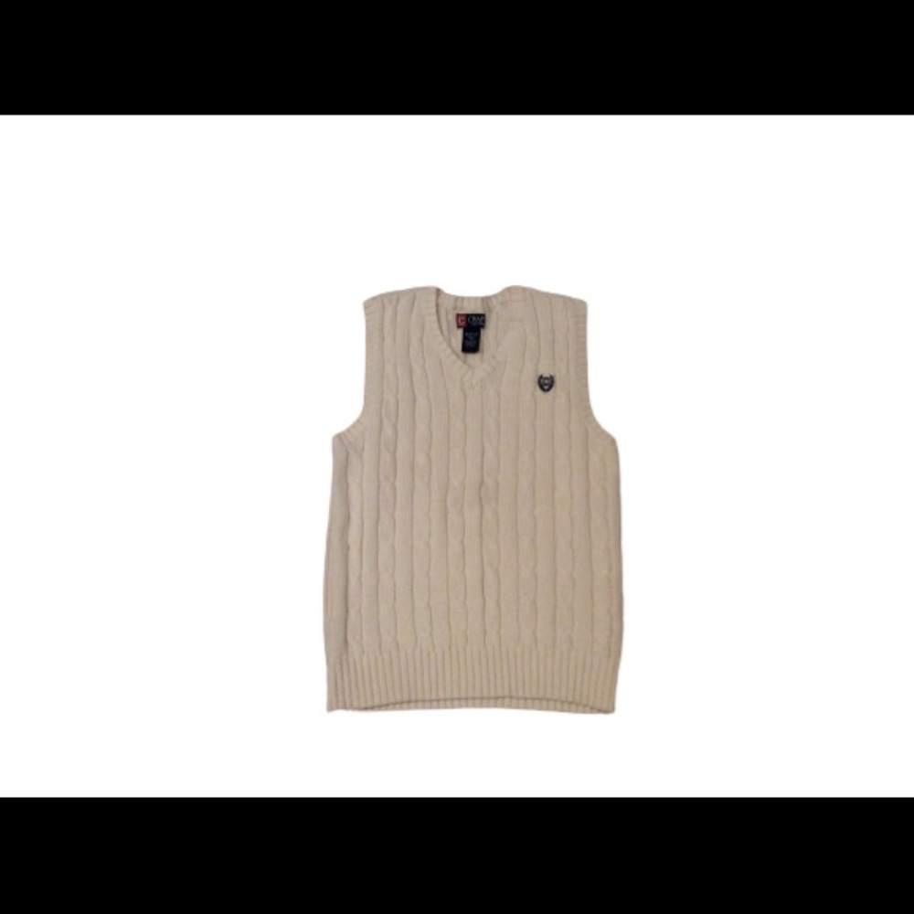 Boys Chaps cable knit sweater vest